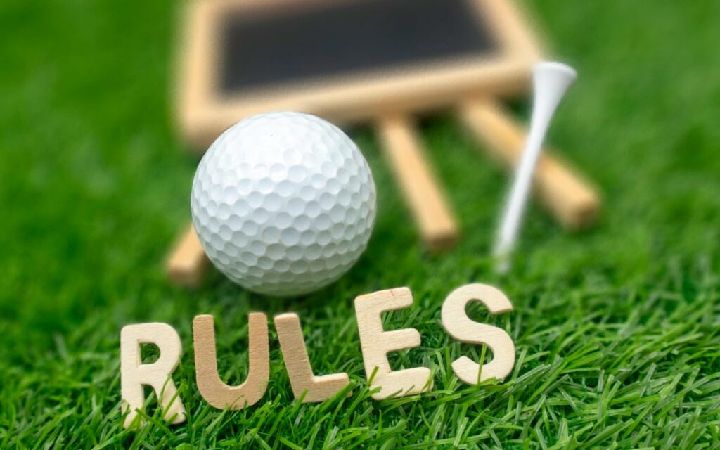 All the rules of golf